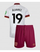 West Ham United Edson Alvarez #19 Alternativní dres pro děti 2024-25 Krátký Rukáv (+ trenýrky)